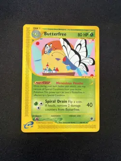 Pokemon Expedition Butterfree 38/165 Pokemon Non Holo Card - Image 1