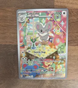 Pokemon TCG Cinccino 183/162 Temporal Forces Illustration Rare English NM - Image 1