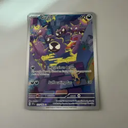 Pokemon TCG Gastly Illustration Rare (177/162) Scarlet & Violet: Temporal Forces - Image 2