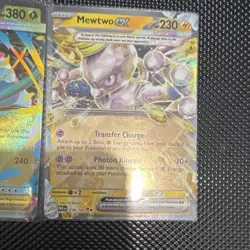 Pokemon TCG EX/Mega Full Art Holo Card Lot 4x Mewtwo Venusaur Zygarde - Image 2