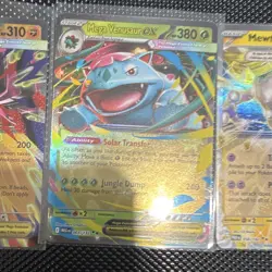 Pokemon TCG EX/Mega Full Art Holo Card Lot 4x Mewtwo Venusaur Zygarde - Image 3