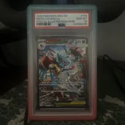 Pokemon TCG Mega Lucario ex SIR 179/132 Mega Evolution PSA 10 - Gem Mint - Image 2