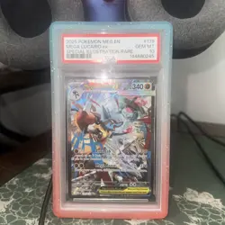 Pokemon TCG Mega Lucario ex SIR 179/132 Mega Evolution PSA 10 - Gem Mint - Image 3