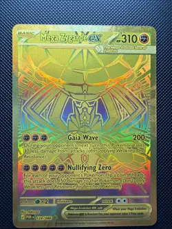 Mega Zygarde Ex 124/088 Perfect Order English Pokemon Card Tcg - Image 1