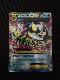Pokemon TCG Mega Primal Kyogre EX Holo Card 55/160 XY-Primal Clash - Image 1