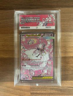 Ace 10 Pokemon TCG Ascended Heroes Mega Diancie EX SIR 282/217 Perfect Subs - Image 1