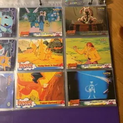 Pokemon 1999 Topps TV Series Lot 17 Cards Ash Pikachu Mewtwo Strikes Back - Image 2
