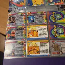Pokemon 1999 Topps TV Series Lot 17 Cards Ash Pikachu Mewtwo Strikes Back - Image 4