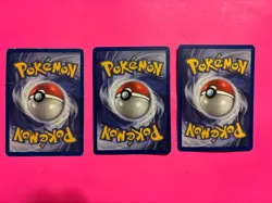 LOT OF 3 POKEMON CARDS -PIKACHU BASE SET VINTAGE CARDS COOL LOOK!! - Image 3
