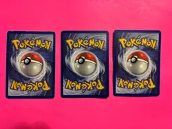LOT OF 3 POKEMON CARDS -PIKACHU BASE SET VINTAGE CARDS COOL LOOK!! - Image 4
