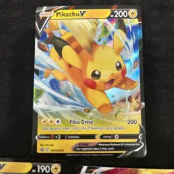 Pokemon Pikachu V & Pikachu VMAX Promo Holo Regular Card Lot 3 Cards English - Image 2