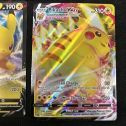 Pokemon Pikachu V & Pikachu VMAX Promo Holo Regular Card Lot 3 Cards English - Image 4
