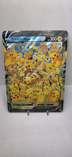 Pokemon TCG Jumbo Promo Cards Pikachu V Union VMAX and V Lot of 3 NM/M Holo Rare - Image 1