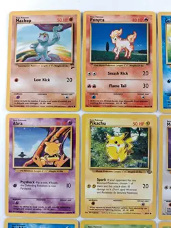 Vintage Pokemon Pikachu Lot Of 9 WOTC Base Set Jungle FossilUnlimited MP - Image 2