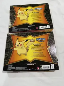 LOT OF 2 - Pokemon TCG - SW&SH Shining Fates Pikachu V Box Collection - Image 2