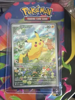 Pokemon TCG Pikachu Paldea Adventure Chest SVP 088 Black Star Promo - Image 1