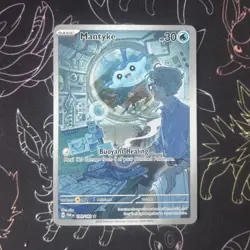 Mantyke 189/182 Illustration Rare ENG NM Holo Paradox Rift 2023 Pokemon TCG - Image 1
