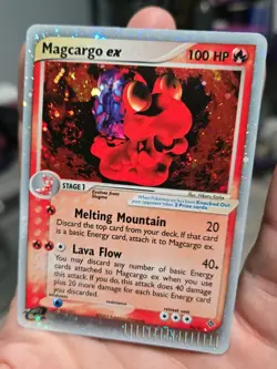 🌀Vintage Pokemon TCG Magcargo ex 95/97 EX Dragon Holo Ultra Rare Eng 2003 NM+- - Image 1