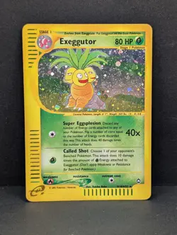 Exeggutor H10/H32 Aquapolis Holo Rare Pokemon TCG Nintendo e-Reader MP+ - Image 1