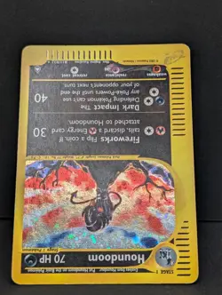 Houndoom H11/H32 Aquapolis Holo Rare Pokemon TCG Nintendo e-reader MP+ - Image 4