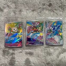 Pokemon first partner collection sealed promos rowlet, litten, poplio x3 - Image 1