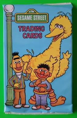 Vintage 1992 SESAME STREET Sealed Trading Card Packs - Lot of 5 - Jim Henson - Image 3