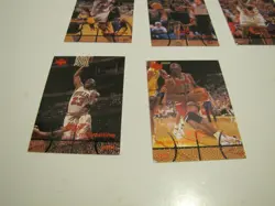 LOT OF 5 98-99 UD MJ TIMELINE JORDAN CARDS NRMT INVEST NOW - Image 3