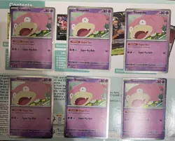 Pokemon Slowpoke 086 Cosmo Holo Black Star Promo Pitch Black Lot Of 6 - Image 1