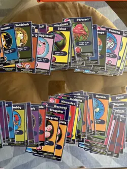 Pokemon 1999 Burger King Promo Poketrivia Cards LOT OF 115 COND Varies SEE PICS - Image 3