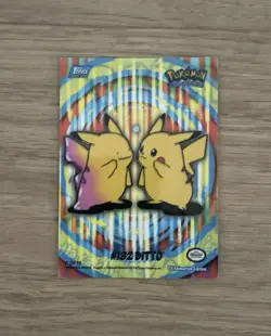 Pokemon Topps 2000 TV Animation Series 2 Stick-Ons #132 Ditto Card 5 of 10 - Image 1