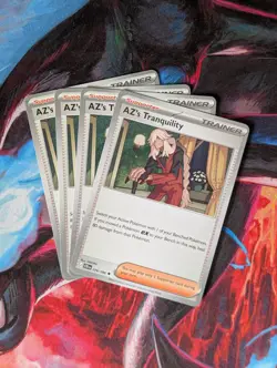 Lot of 4 - AZ's Tranquility 076/086 Uncommon ME: Chaos Rising Pokemon TCG - NM - Image 1