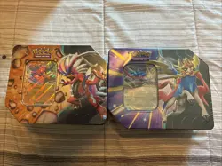 Pokemon TCG Slashing Legends Tin Box Set Lot Of 2 Koraidon EX Zacian Ex New Seal - Image 1