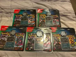 Pokemon TCG 2-Pack Blister Zarude Lot Of 5 Pitch Black Chaos Rising New Sealed - Image 1