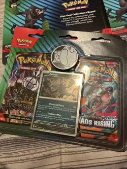 Pokemon TCG 2-Pack Blister Zarude Lot Of 5 Pitch Black Chaos Rising New Sealed - Image 3
