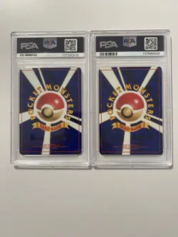 Pokemon PSA 9 Graded Lot of 2 - 1996 Japanese Basic Pidgey #16 & Nidoran #32 - Image 2