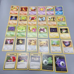 Pokemon Team Rocket Lot Of 29 No Duplicates 2000 WOTC Common Uncommon Vintage - Image 1
