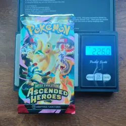 Pokemon Tcg Mega Evolution ascended heroes Heavy 22.60g Booster Pack New Sealed - Image 1
