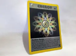1st Edition Rainbow Energy 17/82 - Team Rocket - Holo Trainer - Pokemon TCG - NM - Image 3