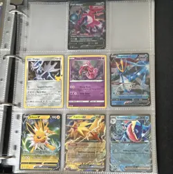 POKEMON Card Job Lot dialga 400+ cards Zapdos 7 foils V EX Bundle File - Image 1