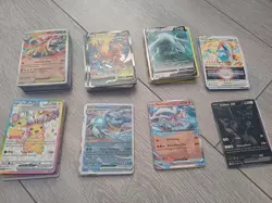 Pokemon Tcg 150+ cards bundle/joblot from mixed sets holo/reverse/non-holo - Image 1