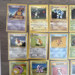 Pokemon Shadowless Base Set 26 Card Non-Holo Lot - Image 2