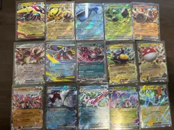 Pokemon Card Lot (15 Cards) Mixed Sets All Double Rares (Lot #6) - Image 1