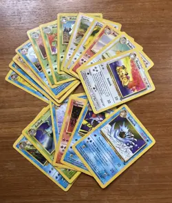 Uncommon Vintage Pokemon Cards 18 card job lot / bundle - fossil and jungle - Image 1