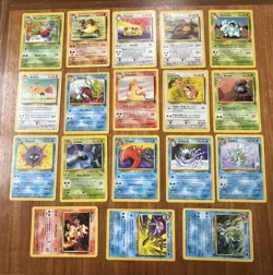 Uncommon Vintage Pokemon Cards 18 card job lot / bundle - fossil and jungle - Image 2