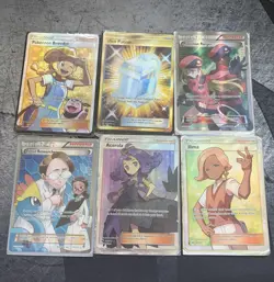 Pokemon TCG Trainer Full Art Foil Card Lot x6 English Bundle - Image 1