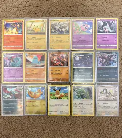 Pokemon TCG McDonalds 2025 Dragon Discovery FULL SET 15 Cards All Sleeved - Image 1