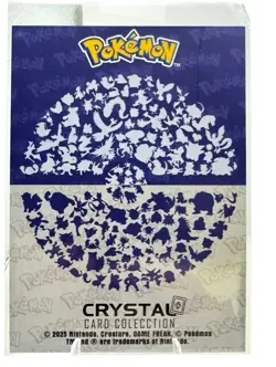 2025 Pokemon Crystal Card Collection Mixed Lot of 5 Trading Cards - Image 3