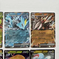Pokemon TCG Bundle 8x Ex/ V Cards English Language Various Sets Nm F2 - Image 3