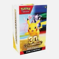 Pokemon TCG 30th Celebration Booster Bundle Box - 6 Booster Packs - Image 1