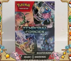 Pokemon TCG Scarlet & Violet Temporal Forces Booster Bundle 6 Packs - Image 1